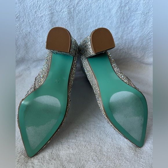 NWOT Betsey Johnson Rhinestone Cady Booties - 7.5 - Picture 13 of 14